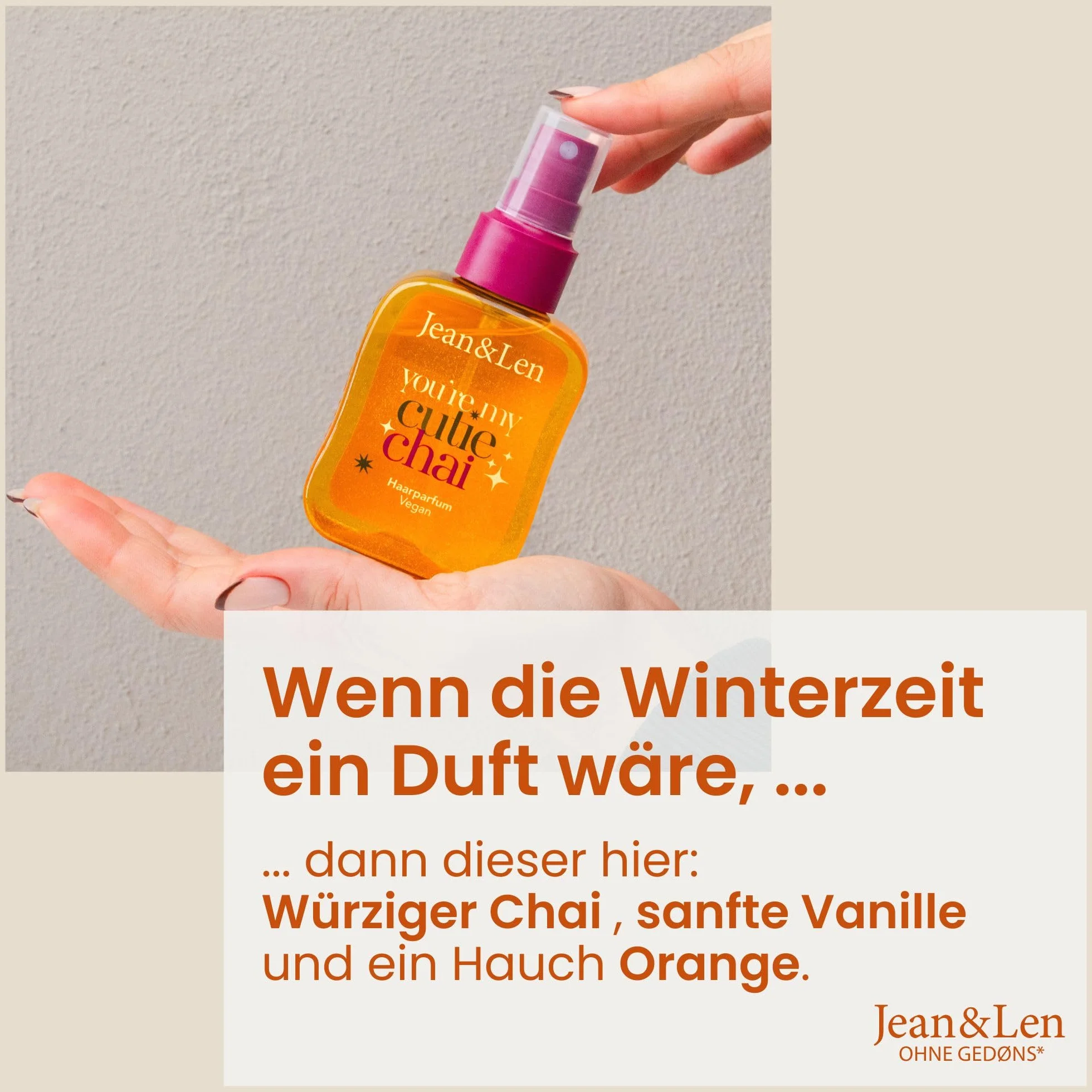 Jean & Len You're My Cutie Chai odżywcza odżywka do włosów z aminokwasami i pantenolem 105 ml