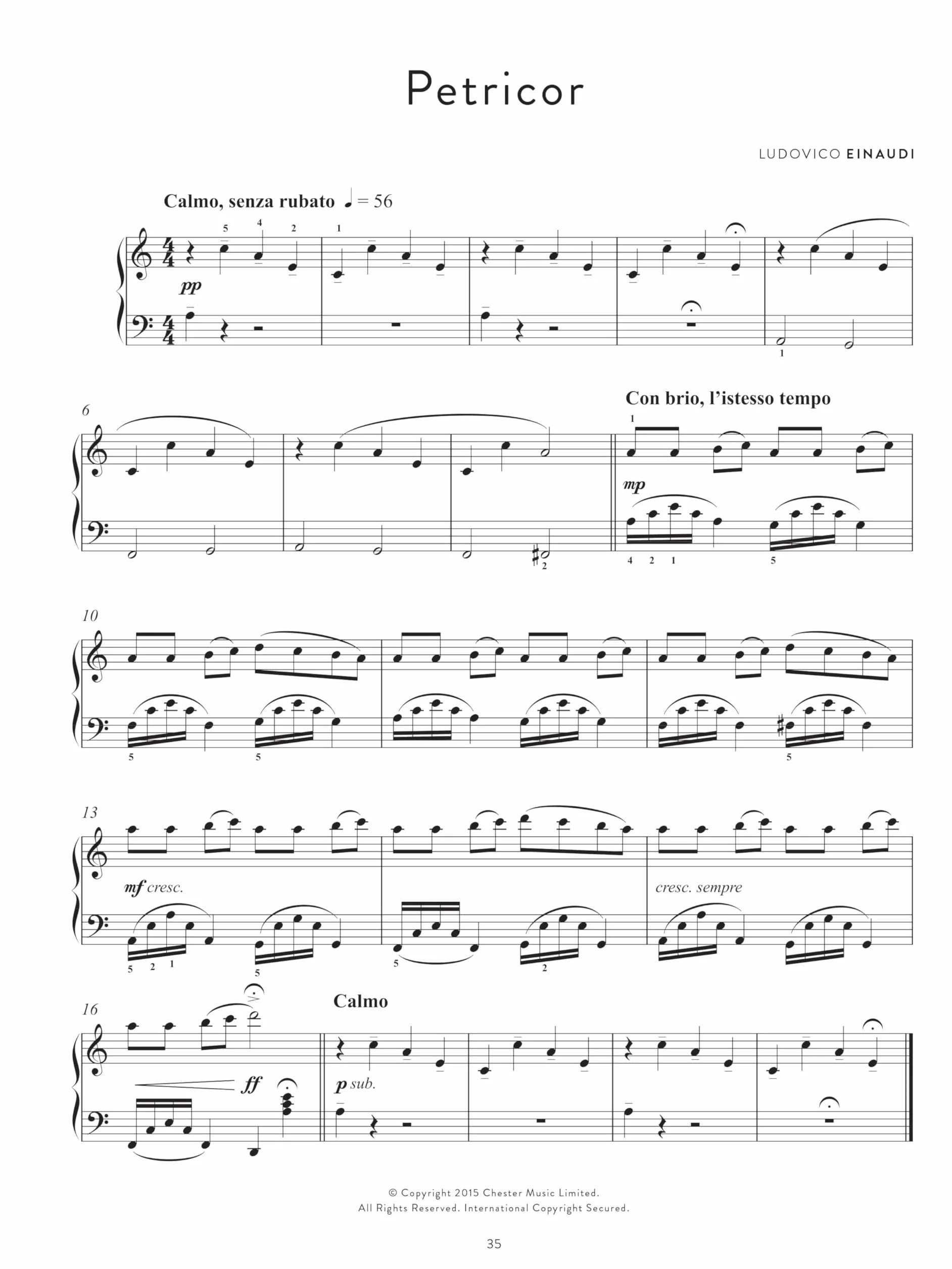 Ludovico einaudi : graded pieces for piano - preparatory to grade 2